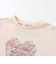 【お揃い】花柄バルーン5分袖スムースTシャツ(80~130cm)