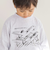 【店舗限定】飛行機発泡プリント天竺長袖Tシャツ(95~150cm)