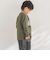 【店舗限定】フロッキープリント切り替え天竺長袖Tシャツ(95~150cm)