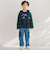 【店舗限定】インレイエンボスプリント長袖Tシャツ(95~150cm)