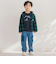 【店舗限定】インレイエンボスプリント長袖Tシャツ(95~150cm)