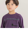 【店舗限定】ロゴテープライン天竺長袖Tシャツ(95~160cm)