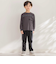 【店舗限定】ロゴテープライン天竺長袖Tシャツ(95~160cm)