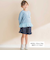ウサギプリント裾フリル天竺長袖Tシャツ(80~130cm)