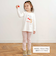 【スララク/防汚加工/オーガニックコットン】ときめき女の子長袖Tシャツ(80~130cm)