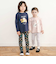 【スララク/防汚加工/オーガニックコットン】ときめき女の子長袖Tシャツ(80~130cm)