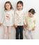 【スララク/防汚加工/オーガニックコットン】ときめき女の子長袖Tシャツ(80~130cm)