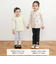 【スララク/防汚加工/オーガニックコットン】ときめき女の子長袖Tシャツ(80~130cm)