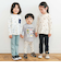 【スララク/防汚加工/オーガニックコットン】ときめき女の子長袖Tシャツ(80~130cm)
