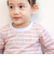 【スララク/防汚加工/オーガニックコットン】ときめき女の子長袖Tシャツ(80~130cm)