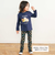 【スララク/防汚加工/オーガニックコットン】わくわく男の子長袖Tシャツ(80~130cm)