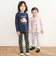 【スララク/防汚加工/オーガニックコットン】わくわく男の子長袖Tシャツ(80~130cm)