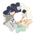 【スララク/防汚加工/オーガニックコットン】わくわく男の子長袖Tシャツ(80~130cm)