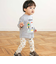 【スララク/防汚加工/オーガニックコットン】わくわく男の子長袖Tシャツ(80~130cm)