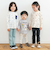 【スララク/防汚加工/オーガニックコットン】わくわく男の子長袖Tシャツ(80~130cm)