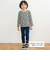 【スララク/防汚加工/オーガニックコットン】わくわく男の子長袖Tシャツ(80~130cm)