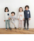 【スララク/防汚加工/オーガニックコットン】わくわく男の子長袖Tシャツ(80~130cm)