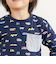 【スララク/防汚加工/オーガニックコットン】わくわく男の子長袖Tシャツ(80~130cm)