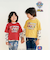 【パウ・パトロール×SLAPSLIP】ビッグトラックプリント半袖Tシャツ+総柄プリント長袖Tシャツ2点セット(90~130cm)