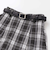 合皮ベルト付きチェックスカパン(130~160cm)