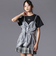 オフショルダー2WAY長袖シャツ＆半袖Tシャツセット(130~160cm)
