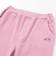 裾レース折り返し柄プリントデニム風パンツ(80~120cm)