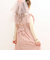肩フリル花柄レースジャンパースカート(80~130cm)