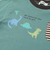 はたらくくるま恐竜ロケットプリントポケット付き長袖Tシャツ(80~130cm)