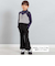 リボンスリットダブルクロスロングパンツ(90~160cm)