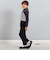 リボンスリットダブルクロスロングパンツ(90~160cm)