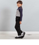 リボンスリットダブルクロスロングパンツ(90~160cm)