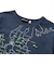 【抗菌・防臭】MAP＆FLAG袖リブ天竺長袖Tシャツ(90~150cm)