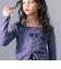 テレコキャミソールレイヤード長袖Tシャツ(110~150cm)