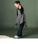 天竺長袖Tシャツｘロングキャミソールセット(110~150cm)