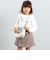 【お揃い】グレンチェックプリーツスカート風ショートパンツ(90~160cm)