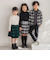 【店舗限定】【お揃い】センタータックチェックスカート(95~150cm)