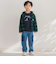 【店舗限定】【お揃い】チェックフラップポケット長袖シャツ(95~150cm)