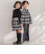【店舗限定】【お揃い】チェックフラップポケット長袖シャツ(95~150cm)