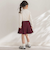 【店舗限定】フロントボタンプリーツキュロットパンツ(95~150cm)