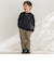 【店舗限定】【お揃い】カノコボンディングサイドチェックパンツ(95~150cm)