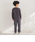【店舗限定】ポンチロゴライン切り替えパンツ(95~160cm)