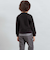 エンブレムワッペン裾レイヤードポンチトレーナー(100~150cm)