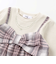 裾スカラップリボンキャミソールドッキングTシャツ(80~130cm)
