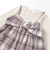 裾スカラップリボンキャミソールドッキングTシャツ(80~130cm)