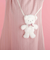【お揃い】アニマルクマふわふわポシェット風ワンピース(80~130cm)