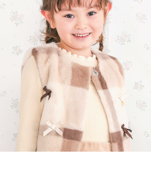 リボンパッファーベスト MAISON SPECIAL（メゾンスペシャル）の「Ribbon Puffer Vest