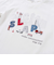 はたらくくるま恐竜みなとまち刺しゅう発砲プリントTシャツ