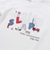 はたらくくるま恐竜みなとまち刺しゅう発砲プリントTシャツ