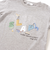 はたらくくるま恐竜みなとまち刺しゅう発砲プリントTシャツ