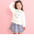 コーデュロイ×チェックレイヤードスカパン(90~130cm)